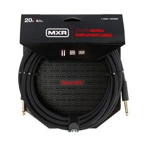 MXR DCIR20 20ft Stealth Series Instrument Cable 6m ギターケーブル ギターシールド