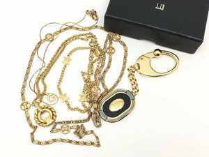 CELINE / GIVENCHY / ダンヒル ネックレス ブレスレット キーリング 等 ゴールド アクセサリー まとめ 中古【UW040284】