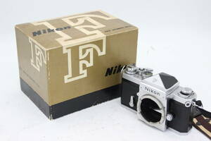 【返品保証】 【貴重な元箱付き】 ニコン Nikon F アイレベル 前期型 64番台 カメラ s3116