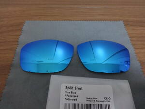 ★オークリー SPLIT SHOT スプリット ショット 用 カスタム偏光レンズ ICE BLUE Polarized 新品 OO9416