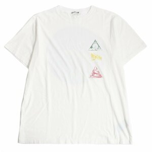 美品 DIOR ディオール オム 23AW 393J696D0817 アステロディオール クルーネック ロゴプリント 半袖Ｔシャツ 白 XL イタリア製 正規品