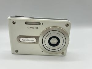 動作未確認　 CASIO　EXILIM　EX-S100　コンパクトデジタルカメラ　ホワイト　カシオ　エクシリム　デジカメ　バッテリー付き