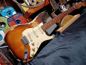 ◎Vintage Reproduction Ultimate Relic Custom Vintage 3 Sunburst Stratocaster レリック ＆ エイジド VintageCapa VintageWier◎