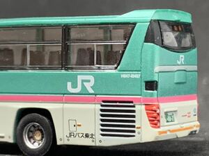 1円〜 バスコレクション JRバス東北 2台セットA2 バラシ　みずうみ号　日野新型セレガ トミーテック バスコレ　A4