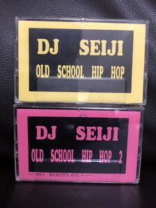 CD付 MIXTAPE DJ SEIJI OLD SCHOOL HIP HOP MIX 2本セット★MURO KIYO KOCO KENTA TAPE KINGZ PREMIER JAZZY SPORT TAMA