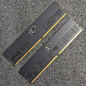 【中古】DDR5メモリ 32GB(16GB2枚組) ADATA AM2V48UCSV1-BK2S [DDR5-4800 PC5-38400]