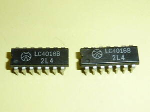 三洋　LC4016B QUAD ANALOG SWITCH/MULTPLEXER　　2個　未使用 