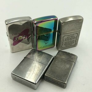 T903 まとめ ◎ Zippo ジッポー オイルライター 5点まとめセット シルバーカラー プレイボーイウサギ 喫煙具 喫煙グッズ ①