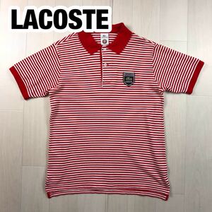 LACOSTE ラコステ 半袖 ポロシャツ 3 ホワイト レッド ホワイト ワニ 全仏オープン テニス ROLAND GARROS ローラン ギャロス