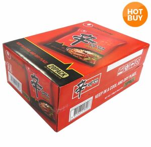 沖縄・北海道・離島以外送料無料 40個 農心 辛ラーメン 20袋入×2箱 40袋