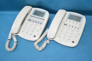 NTT　10ボタン停電録音電話機2台セット レカム FXⅡ【FX2-RPTEL(I)/FX2-RPTEL(A)】　◆M-1039(0207)◆