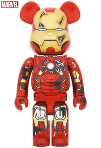 送料無料 新品 BE@RBRICK IRON MAN MARK VII MARVEL DAMAGE Ver. 400％ アイアンマン メディコム・トイ MEDICOM TOY ベアブリック