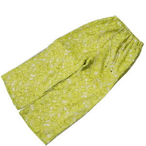 #65 ESTNATION エストネーション ワイドパンツ 黄色 サイズ38 日本製 ズボン ウィメンズ 部屋着 ルームウェア　レディースファッション