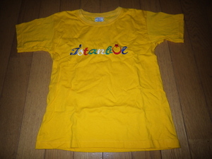 トルコ製 Tシャツ 黄 刺繍 キッズ 子供服