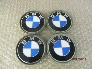 BMW 純正 センターキャップ 中古４個/４枚 1シリーズ 3シリーズ 5シリーズ 6シリーズ 7シリーズ Z3 Z4 X1 X5 純正 ホイール 装着にどうぞ！