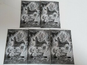 ドラゴンボール　超カードゲーム　海外　トーナメントパック2 未開封　5セット