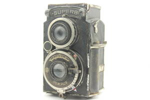 【訳あり品】 フォクトレンダー Voigtlander SUPERB Anastigmat Skopar 7.5cm F3.5 二眼カメラ C2322