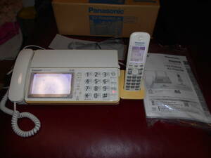【通電確認済み】Panasonic パーソナルファックス おたっくす　KX-PD601-W　子機1台付き　KX-FKD502-W