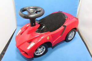 イタリア名車 スーパーカー乗用玩具フェラーリ FERRARI ライドオンスポーツカー レッド★中古（並品）