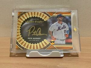 【1円スタート】 topps 2023 MLB baseball Five Star Pete Alonso ピートアロンソ Golden Graphs auto(autograph) Orange /5 (世界5枚限定)