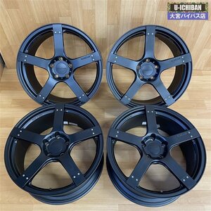 鍛造 良品 プロドライブ GC-05N 18インチ 8.5J +51 5H 114.3 ホイールのみ 4本 アコード FL FK FD2 シビック RX-8 等 _▼004