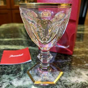 【未使用】バカラ ワイングラス アルクール エンパイア 金箔 Baccarat 希少 シャンパン