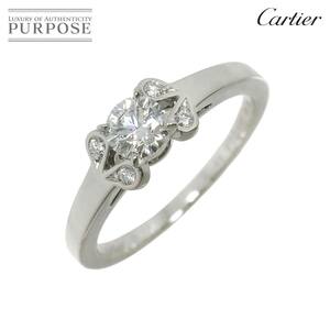 カルティエ Cartier バレリーナ ダイヤ 0.36ct G/VS1/3EX #49 リング Pt プラチナ 指輪 Ballerine Ring【鑑定書・証明書付き】 90224444