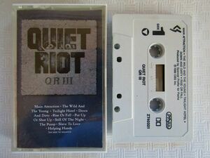 【再生確認済US盤カセット】Quiet Riot / QRIII (1986) クワイエット・ライオット