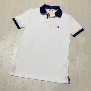 3527☆ POLO RALPH LAUREN ポロラルフローレン トップス ポロシャツ 半袖 カットソー レディース XS ホワイト