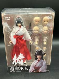 ★【同梱不可】中古品 pocket artシリーズ 1/12スケール 退魔巫女 PA005 ツバキ 椿 HASUKI