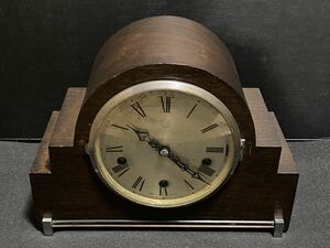 実働品 ファニチャー 置時計 振り子時計 Royal Enfield ロイヤルエンフィールド アンティーク ( イギリス マントルクロック ドイツ 機械式