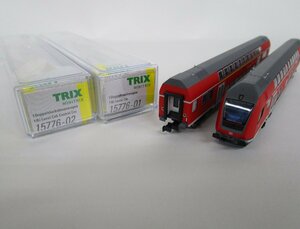 TRIX MINITRIX 15776 Doppelstockwagen-Set Hanseatic Express【ジャンク】byn042305