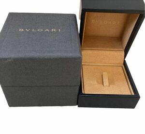 【美品 Bvlgari 紙袋 指輪 ケース 2点】ブルガリ BLV ショッパー 箱 ボックス BOX リング アクセサリー 香水 ロゴ BVLGARI 財布 ベルト