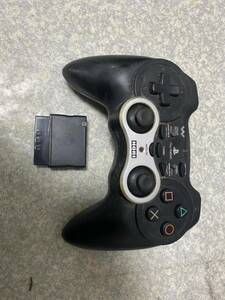 PlayStation2 アナログコントローラー　ワイヤレス　ANASIN TURBO HP2-188 プレステ　PS2 HORI 黒　ブラック　SONY ソニー