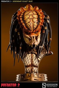 【玩具模型】SIDESHOW LEGENDARY SCALE BUST PREDATOR ２サイドショウプレデーター２バスト限定版人気樹脂模型コレクション1:2スケール R52