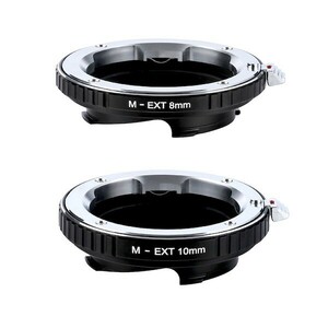 K&F Concept レンズマウントアダプター KF-MM8/10 (ライカMマウント接写リングセット） 8mm / 10mm