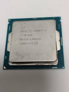 中古動作品：Intel Core I7-6700K I7 6700k LGA1151 8MB Cache 4.0GHz Quad Core Processor CPU