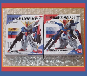 ガンダムコンバージ　＃07　156　Zガンダム　&　#09　169　強化型　ZZガンダム　計2個セット　FW GUNDAM CONVERGE　#　機動戦士Zガンダム