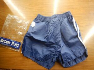 学校体操着 SPORTS PANTS 短パン 012003　ナイロン100 日本製　3L 大人　未使用品　昭和レトロ　トレーニングパンツ