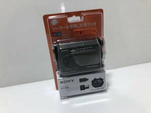 3011◆【保管品】SONY　ICE-B99　ソーラー＆手回し充電ラジオ　FM/AM　ラジオ◆