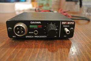 DAIWA　スピーチプロセッサー　RF-670【電源入らない】