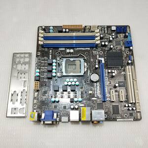 【中古パーツ】BIOS確認のみ 、ASROCK H67M-GE/THW マザーボード　LGA1155 ■MB831