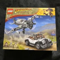 新品未開封　レゴ　LEGO インディ・ジョーンズ 戦闘機の襲撃　ハリソンフォード