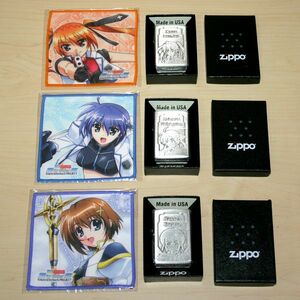 【リリカルなのは】八神はやて スバル・ナカジマ ティアナ・ランスター 3個セット StrikerS ジッポー ジッポ zippo【未使用】(10)