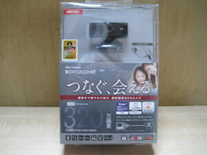 未使用未開封　BUFFALO製　超高画質Webカメラ BSW32K02HBK 320万画素モデル ヘッドセット付き
