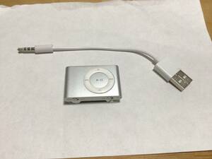 iPod shuffle 2nd gene silver管理no.18 バッテリー交換済　作動品