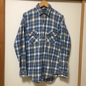 送料込 日本製 HYSTERICS ヒステリックグラマー チェック 長袖シャツ FREE Mほど USED HYSTERIC GLAMOUR アメカジ 古着 made in japan