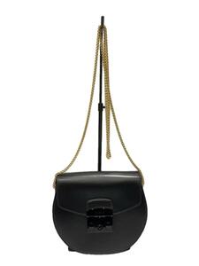 FURLA◆ショルダーバッグ/レザー/BLK/無地/286124