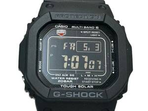 三628☆【動作品】カシオ CASIO G-SHOCK GW-M5610U-1BJF 電波ソーラー腕時計 イルミネーター ジーショック ブラック☆