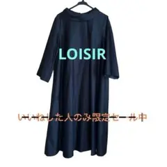 【LOISIR】 2wayワンピース 濃紺